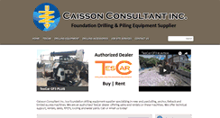 Desktop Screenshot of caissonconsultant.com